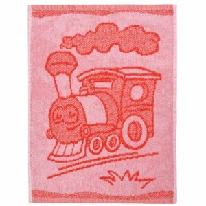 Ręcznik dziecięcy Train red, 30 x 50 cm obraz