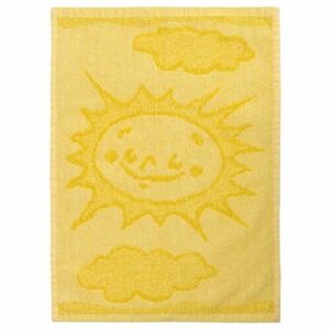 Ręcznik dziecięcy Sun yellow, 30 x 50 cm obraz
