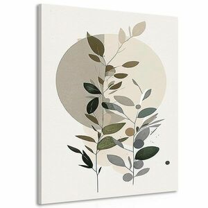 Obraz minimalistyczne rośliny w stylu boho obraz