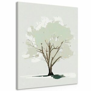 Obraz drzewo z akcentem minimalizmu obraz