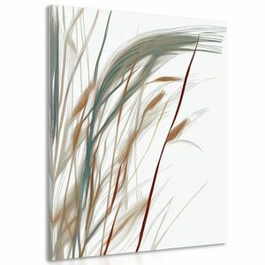 Obraz minimalistyczne źdźbła trawy obraz