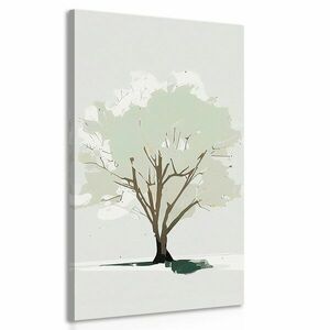 Obraz drzewo w minimalistycznym duchu obraz