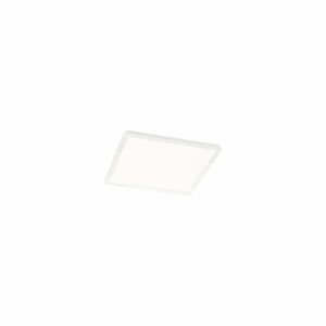 Biała kwadratowa lampa sufitowa LED Trio Camillus, 30x30 cm obraz