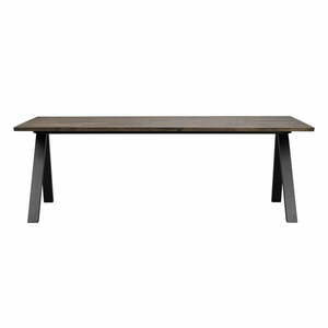 Rozkładany stół z blatem z drewna dębowego 220x100 cm Carradale – Rowico obraz