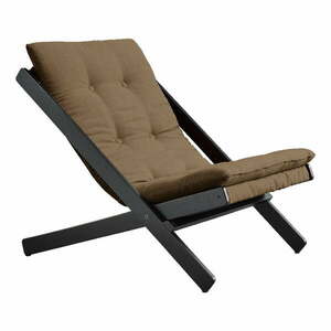 Fotel rozkładany Karup Design Boogie Black/Mocca obraz