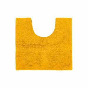 Żółty dywanik łazienkowy 50x45 cm Riva – Tiseco Home Studio obraz