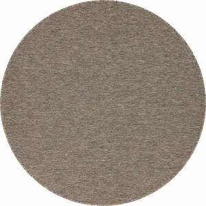 Brązowy okrągły dywan odpowiedni na zewnątrz ø 160 cm Vagabond™ – Narma obraz