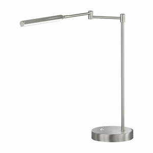 Lampa stołowa LED w kolorze srebra z metalowym kloszem (wysokość 49 cm) Nami – Fischer & Honsel obraz