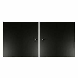 Czarne drzwiczki do modułowych systemów półek 2 szt. 32x33 cm Mistral Kubus – Hammel Furniture obraz