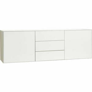 Biała niska komoda 180x59 cm Edge by Hammel – Hammel Furniture obraz