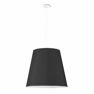 Czarna lampa wisząca ze szklanym kloszem ø 50 cm Tresco – Nice Lamps obraz