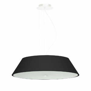 Czarna lampa wisząca ze szklanym kloszem ø 60 cm Hektor – Nice Lamps obraz