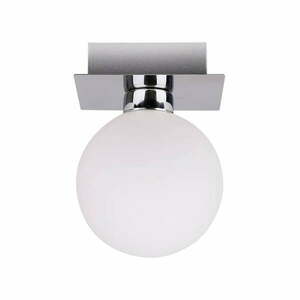 Lampa sufitowa w kolorze srebra ze szklanym kloszem 10x10 cm Oden – Candellux Lighting obraz