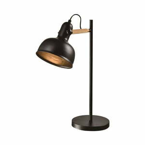 Czarna metalowa lampa stołowa (wysokość 56 cm) Reno – Candellux Lighting obraz