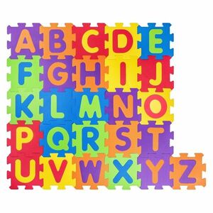 Plastica Puzzle piankowe Alfabet, 60 elementów obraz