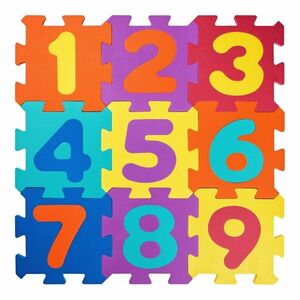 Plastica Puzzle piankowe Cyfry, 26 elementów obraz