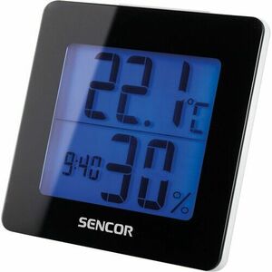 Sencor SWS 1500 B Termometr z zegarem obraz