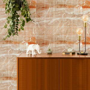 Zestaw naklejek na kafelki 24 szt. 15x15 cm Marble Tiles Torino – Ambiance obraz