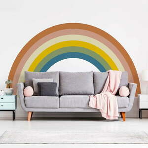 Naklejka dziecięca na ścianę 158x87 cm Pastel Rainbow – Ambiance obraz