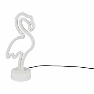 Biała lampa stołowa LED (wys. 29 cm) Flamingo – Trio obraz