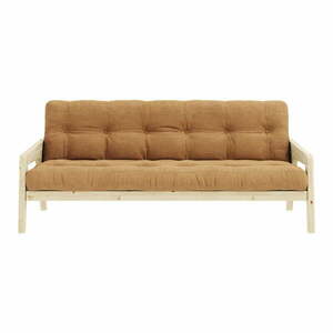 Musztardowa rozkładana sofa 190 cm Grab Clear – Karup Design obraz