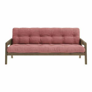 Różowa rozkładana sofa 190 cm Grab Carob – Karup Design obraz