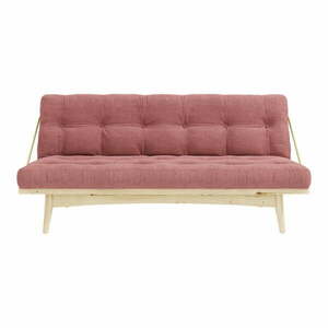 Różowa rozkładana sofa 190 cm Folk – Karup Design obraz