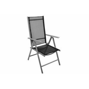 Krzesło GARTHEN rozkładane – czarne obraz