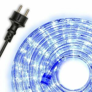 LED świetlny kabel - 240 diod, 10 m, niebieski obraz