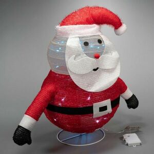 Dekoracja świąteczna - Święty Mikołaj, 30 diod LED, 58 cm obraz