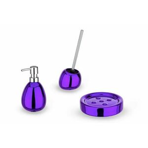 Zestaw łazienkowy WENKO - Polaris Purple Metallic obraz