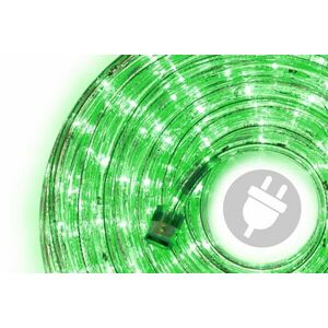 LED świetlny kabel - 240 diod, 10 m, zielony obraz