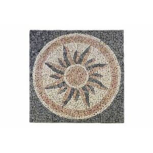 Mozaika kamienna SŁOŃCE, marmurowe, 1m2 obraz
