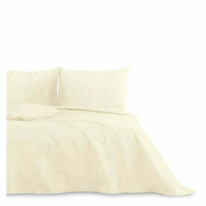 Kremowa narzuta na łóżko jednoosobowe 170x210 cm Palsha – AmeliaHome obraz