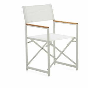 Białe metalowe krzesło ogrodowe Llado – Kave Home obraz