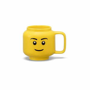 Żółty ceramiczny kubek dla dzieci 255 ml Head – LEGO® obraz