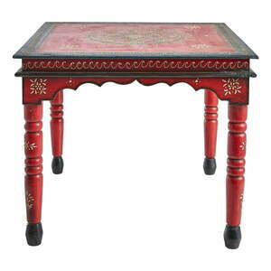 Czerwony stolik z drewna mangowca Støraa obraz