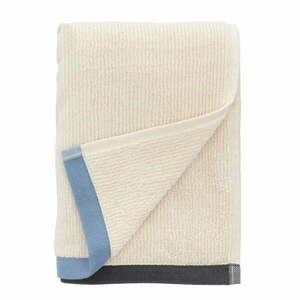 Niebiesko-beżowy bawełniany ręcznik 50x100 cm Contrast – Södahl obraz