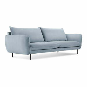 Jasnoniebieska aksamitna sofa 200 cm Vienna – Cosmopolitan Design obraz