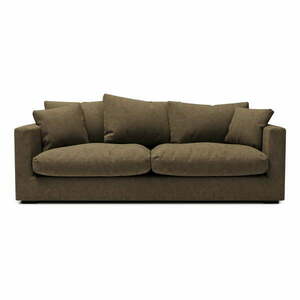 Jasnobrązowa sofa 220 cm Comfy – Scandic obraz
