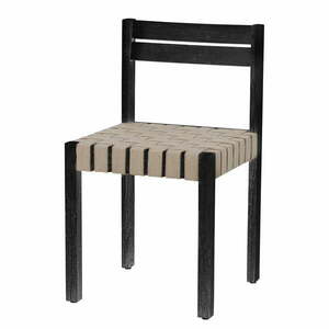 Czarno-beżowe krzesło Maron − Bloomingville obraz