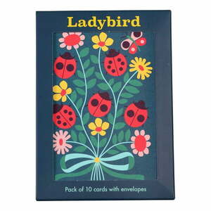 Kartki okolicznościowe zestaw 10 szt. Ladybird – Rex London obraz