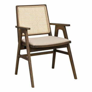 Brązowe krzesła zestaw 2 szt. Prestwick – Rowico obraz