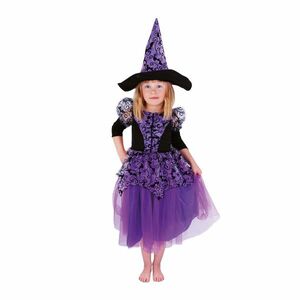Rappa Dziecięcy kostium czarownicy, fioletowy obraz