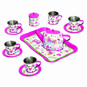 Bino Zestaw do herbaty dla dzieci - różowy obraz