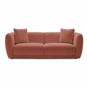Czerwona sofa 230 cm Bourbon – Bobochic Paris obraz