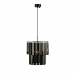 Lampa wisząca w kolorze matowej czerni z metalowym kloszem 42.5x42.5 cm Viento – Markslöjd obraz