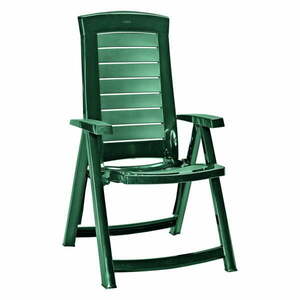 Zielone plastikowe krzesło ogrodowe Aruba − Keter obraz
