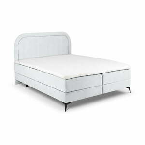 Jasnoszare łóżko boxspring ze schowkiem 160x200 cm Eclipse – Cosmopolitan Design obraz