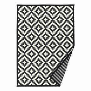 Czarno-biały dywan dwustronny we wzory Narma Viki, 70x140 cm obraz